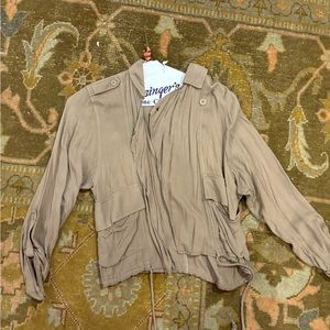 Jack by BB Dakota brown cotton bomber jacket size XS